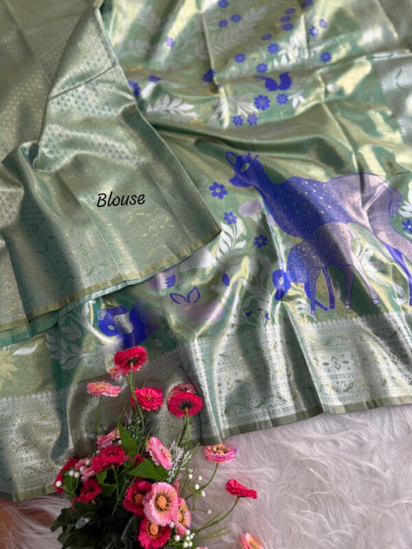 Tissue Silk Saree - Image 3