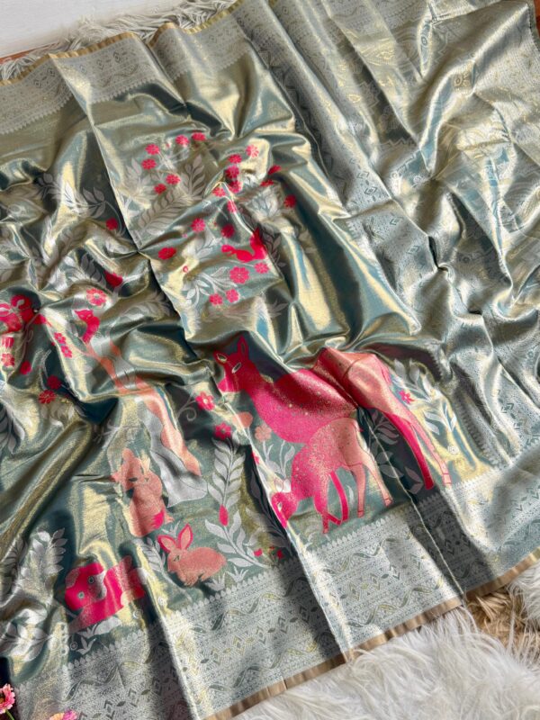 Tissue Silk Saree - Image 2