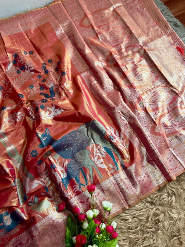 Tissue Silk Saree - Image 2