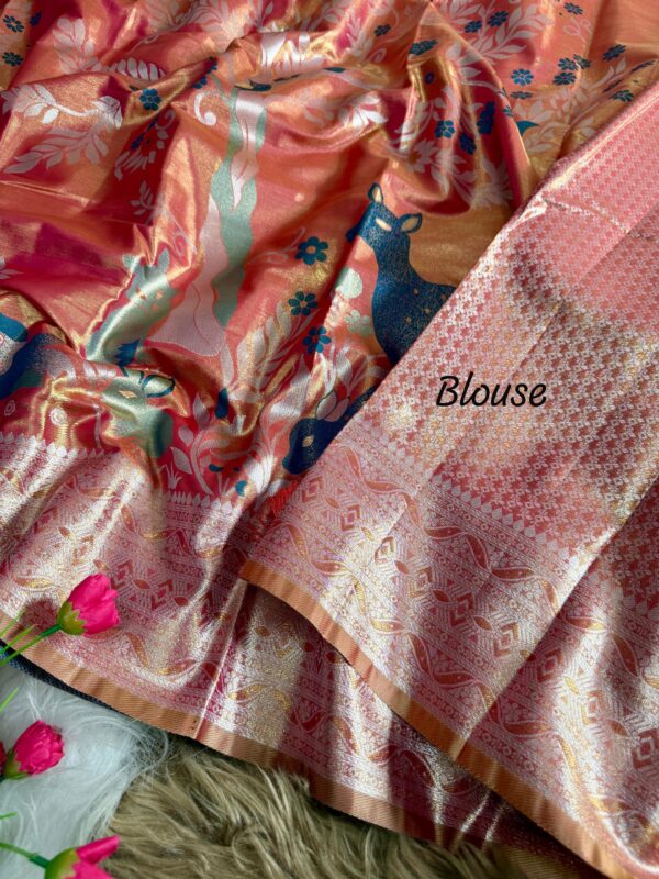 Tissue Silk Saree - Image 3