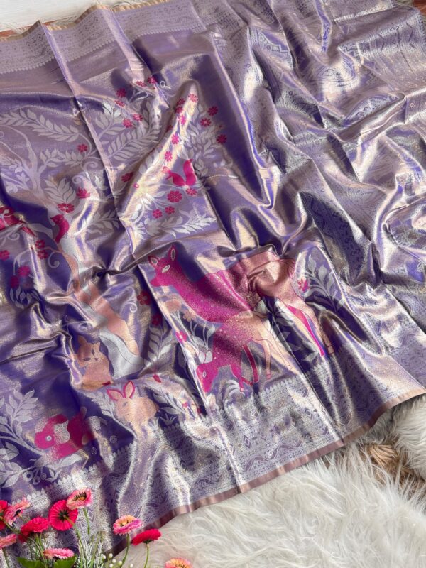 Tissue Silk Saree - Image 2